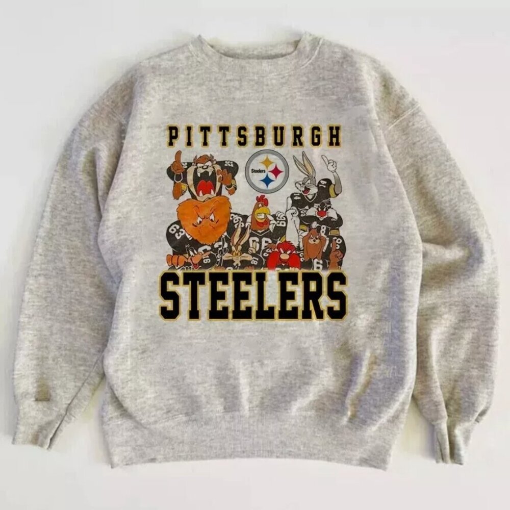 Pittsburgh Steelers Football Sweatshirt Retro 90s Pittsburgh Steelers Shirt